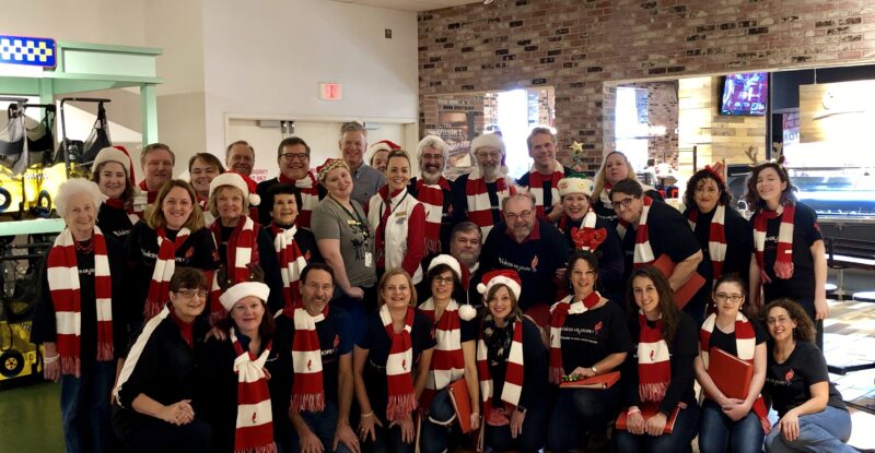 Voices of Hope: Caroling at Fuddruckers @ Jordan’s Furniture in Reading MA